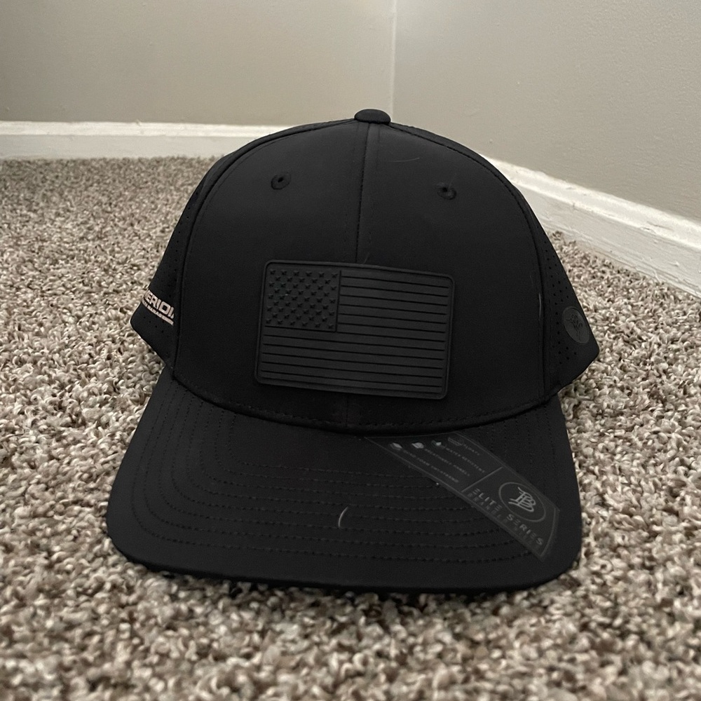 Black Men's Tactical Flag Patch Baseball Cap